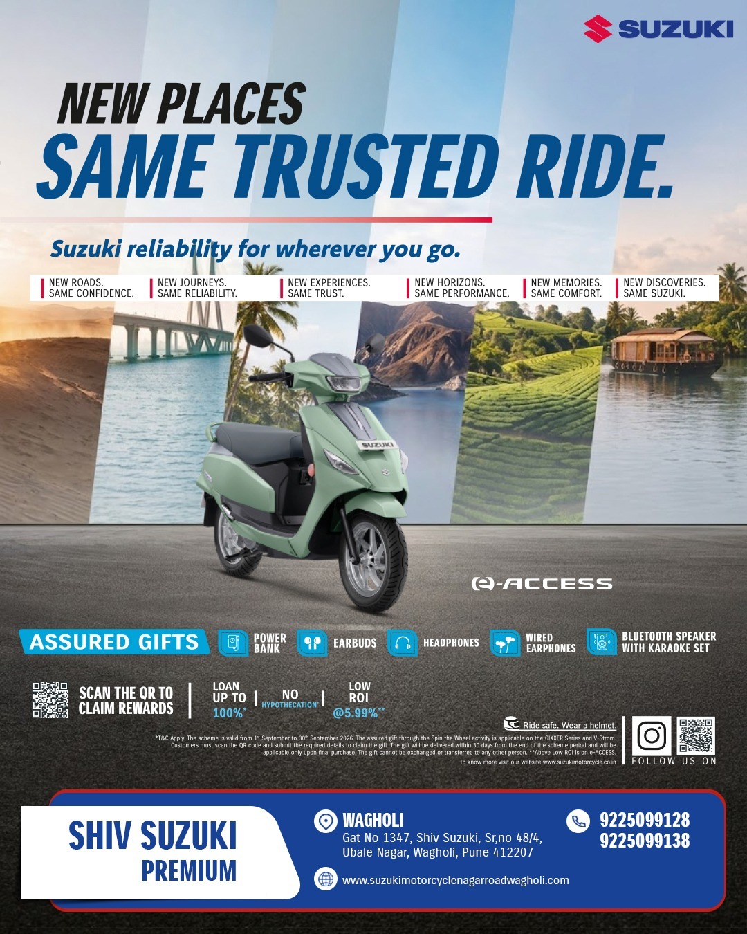 Book Your Suzuki Today at Shiv Suzuki Wagholi
Your next Suzuki is just a test ride away. Visit Shiv...