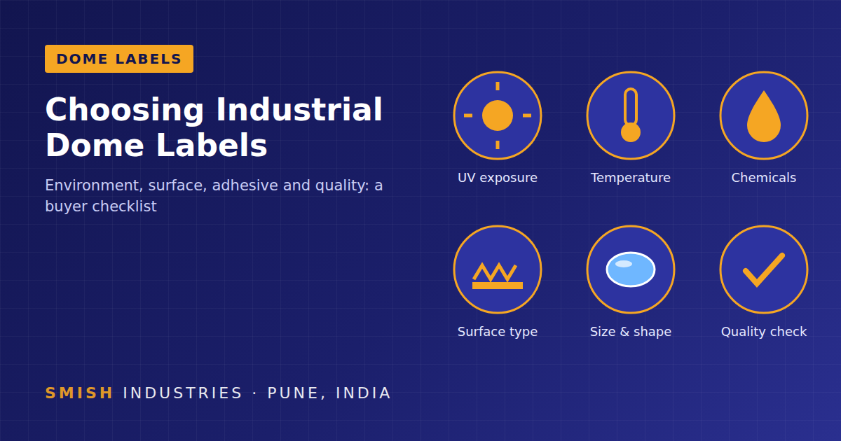How to Choose Industrial Dome Labels for Automotive and OEM Applications