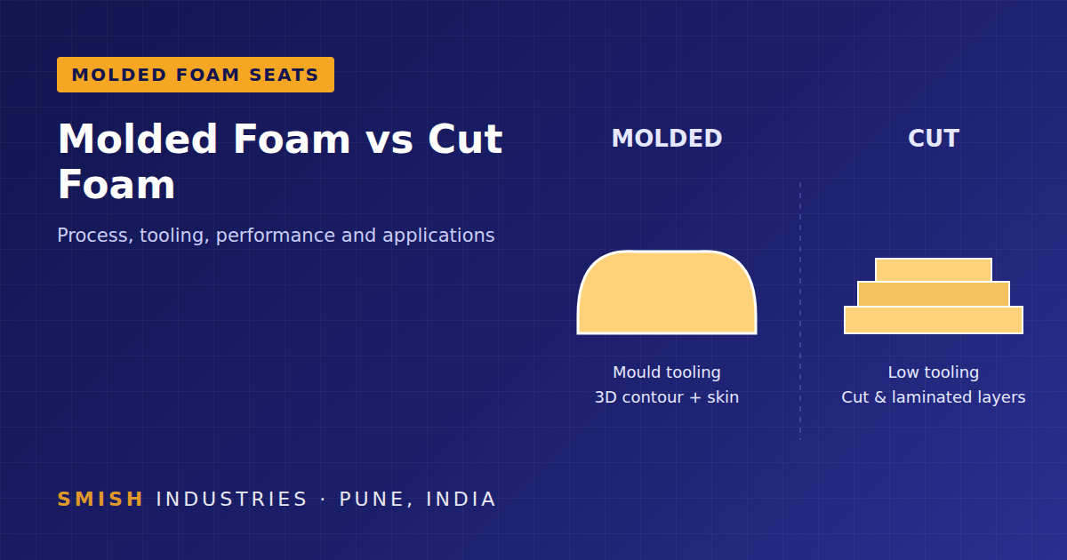 Molded Foam vs Cut Foam: Process, Performance and Applications for OEM Seating