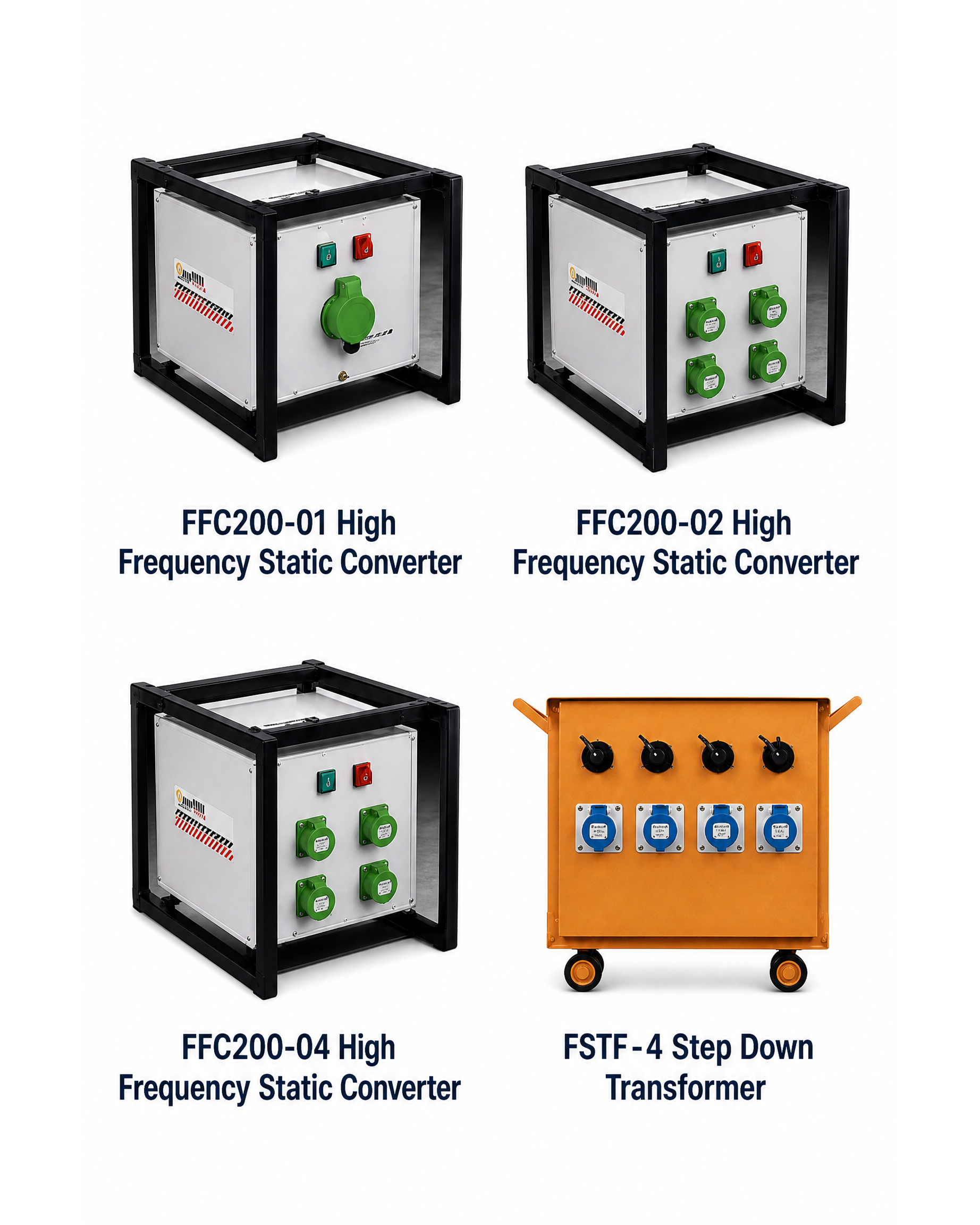 High Frequency Static Converters (FFC200 Series) & Step Down Transformer | S.M. Equipment