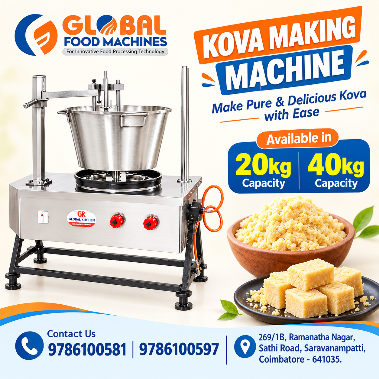 Kova/Koya Making Machine in Coimbatore