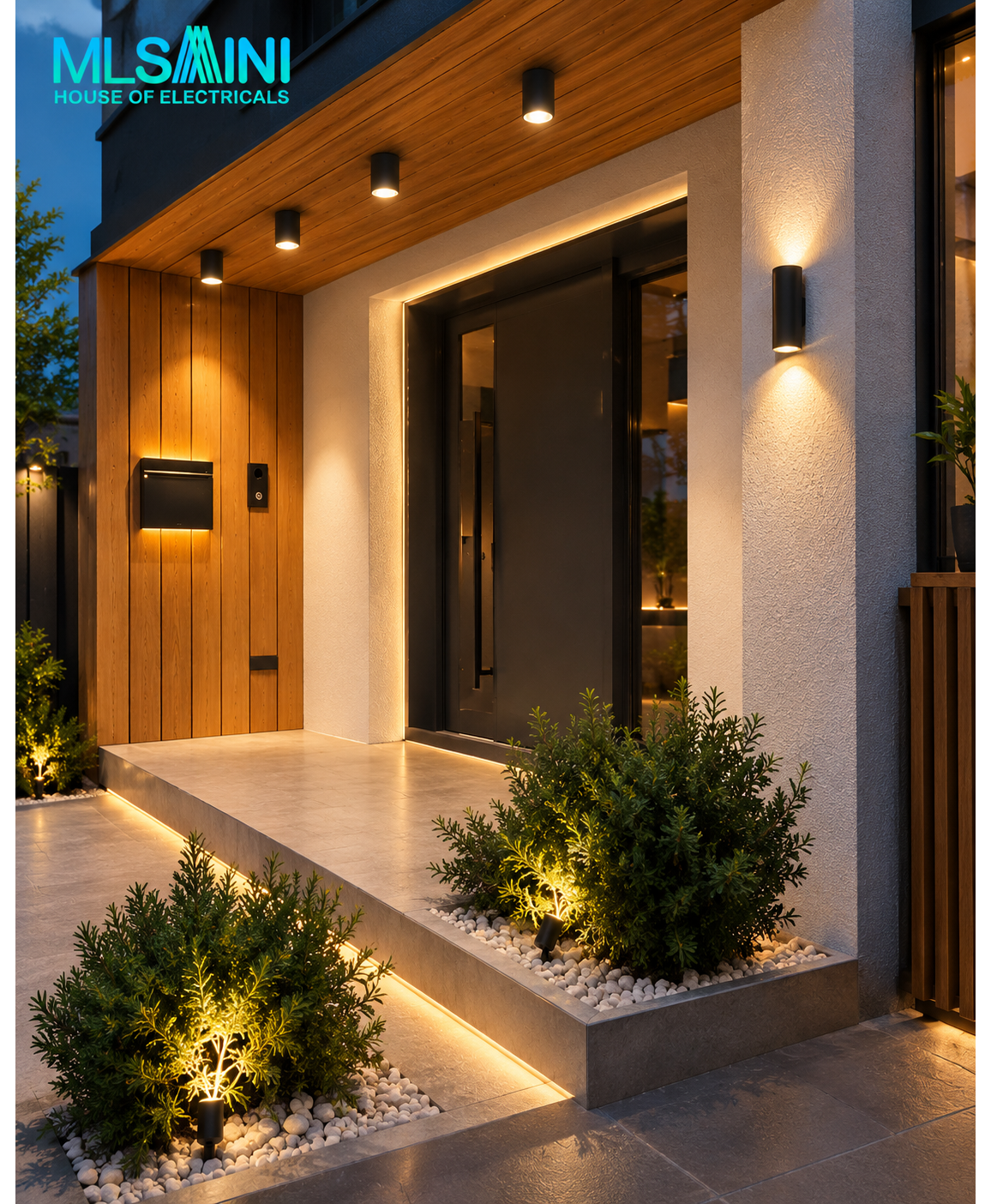 Surface Round Lights for Modern Home Entrances