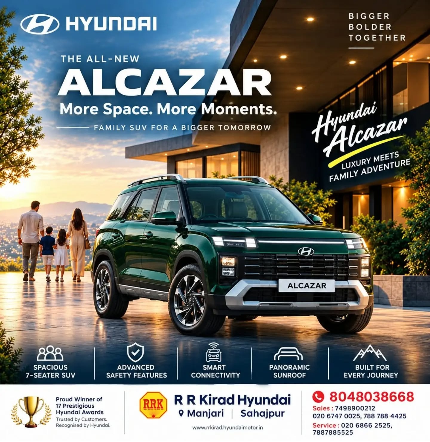 Hyundai Alcazar – More Space. More Luxury. More Family Adventures | R R Kirad Hyundai