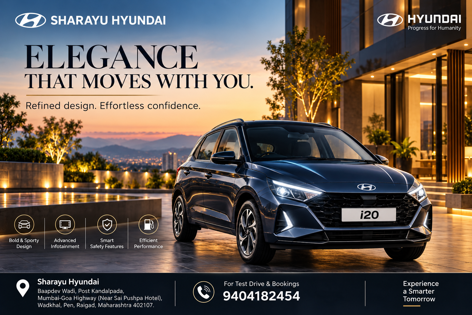 Hyundai i20 – Elegance That Moves With You | Sharayu Hyundai