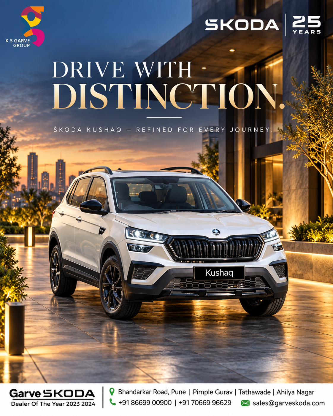 ŠKODA Kushaq – Drive With Distinction | Garve ŠKODA Pune