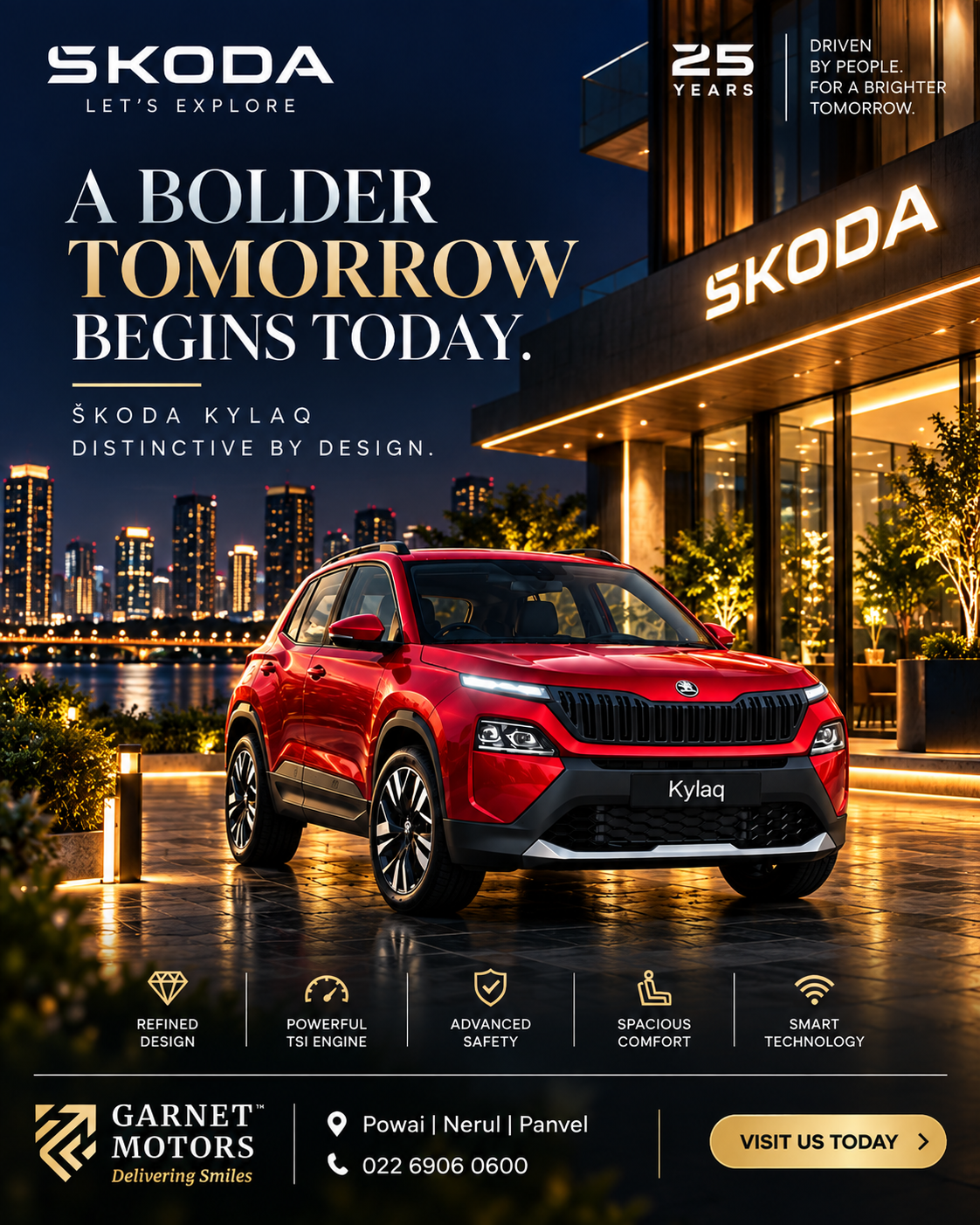 ŠKODA Kylaq – Elegance That Commands Every Journey | Garnet Motors