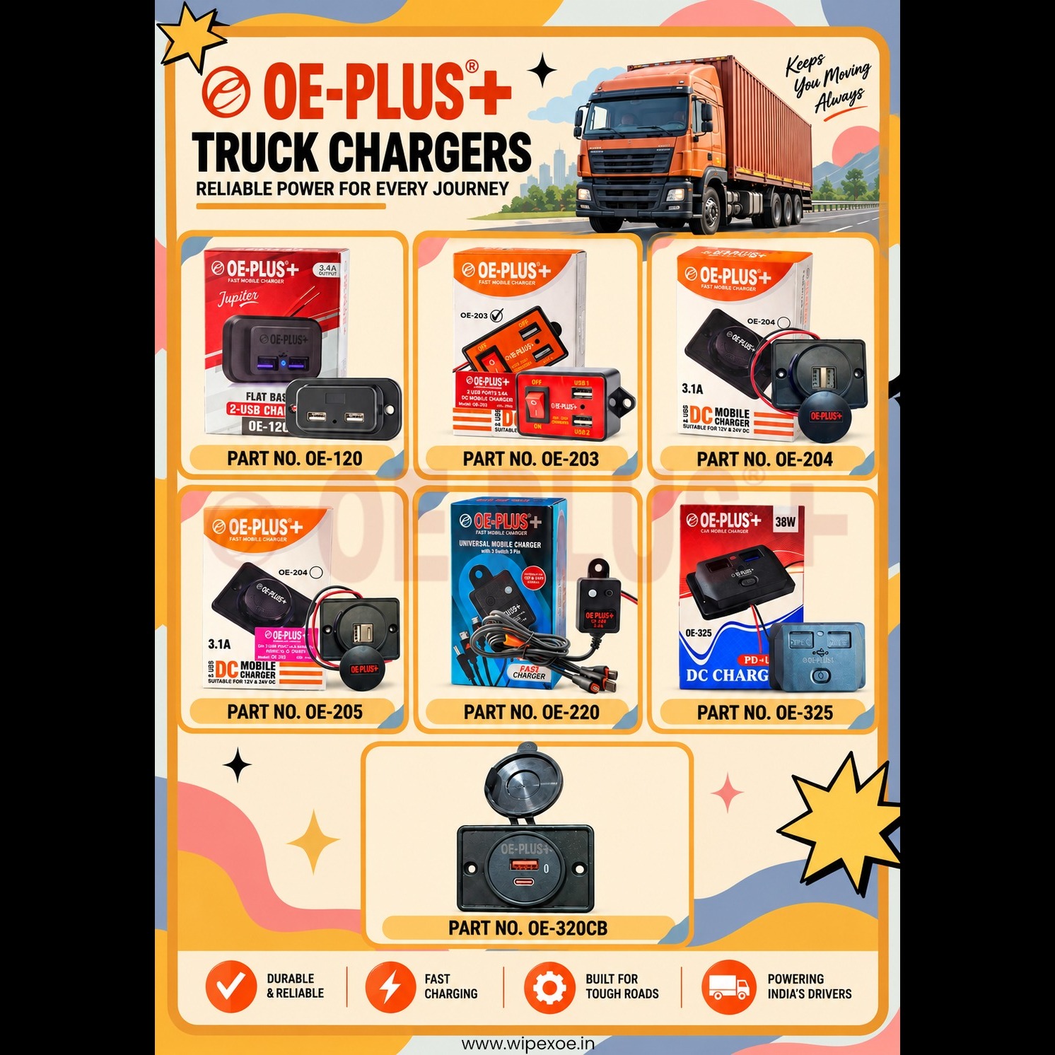 Commercial Vehicle USB Charging Port | Wipex Industries