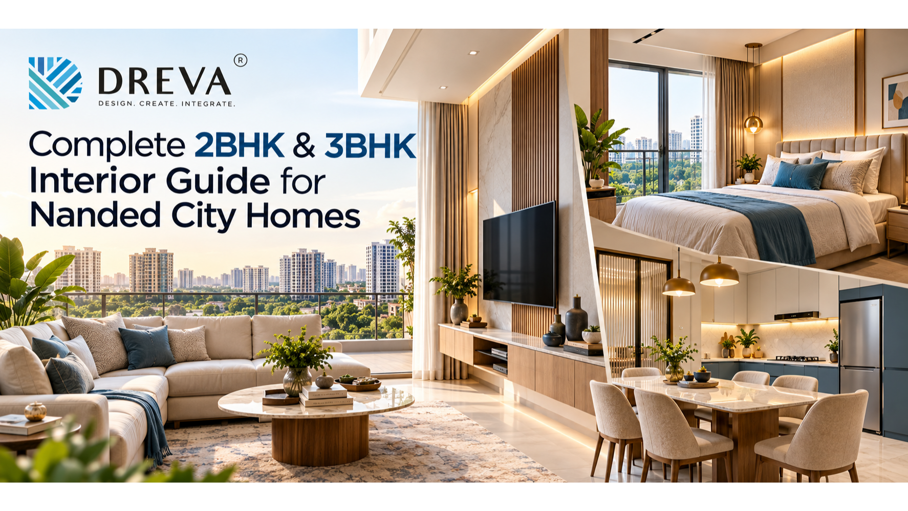 Complete 2BHK & 3BHK Interior Guide for Nanded City Homes