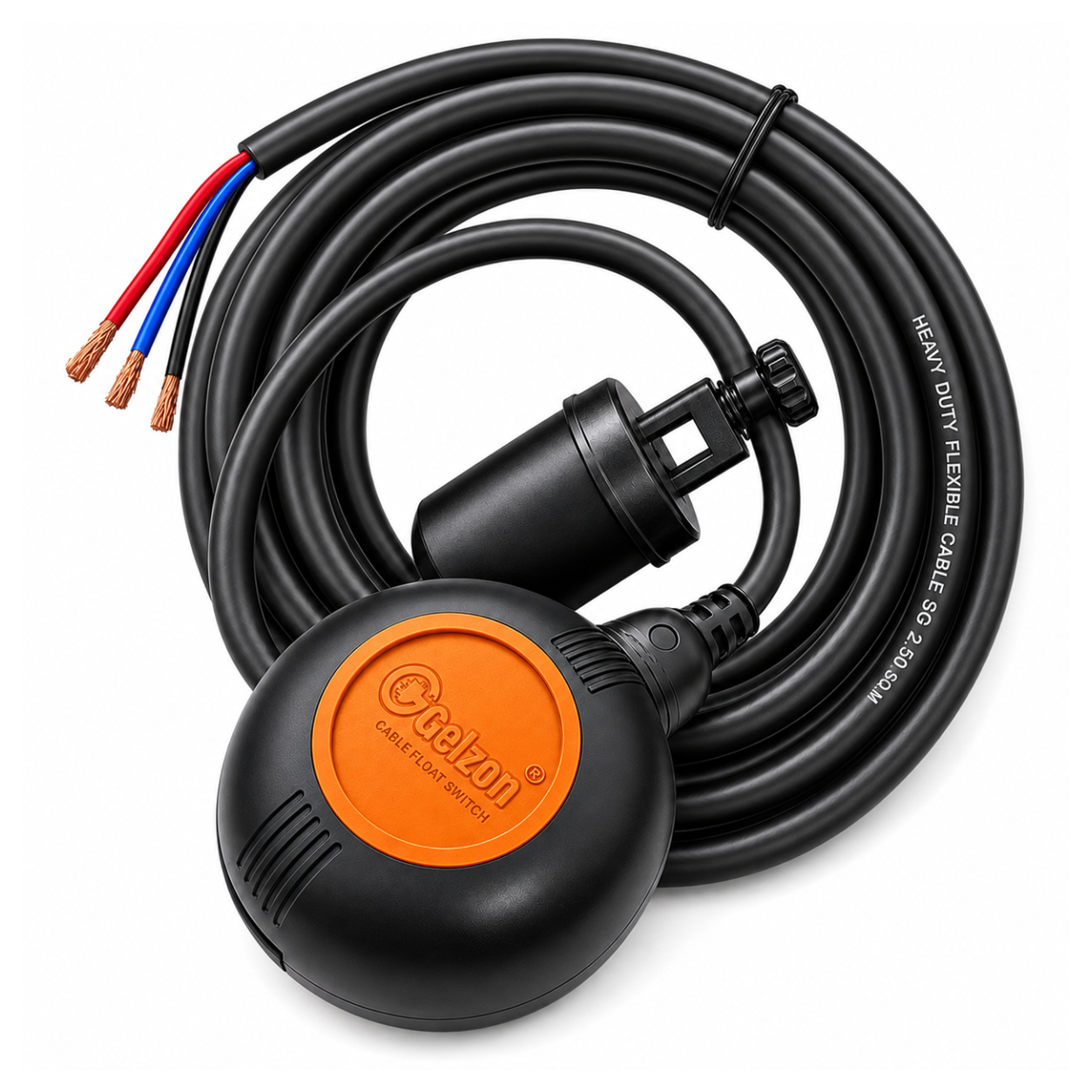 Gelzon 21 AMP 3 Core Cable Float Switch
Heavy Duty Automatic Water Level Float Switch
The Gelzon 21...