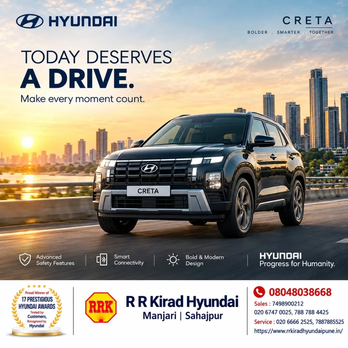 Drive Bold. Drive Smart. Drive the Hyundai Creta.|R R Kirad Hyundai|