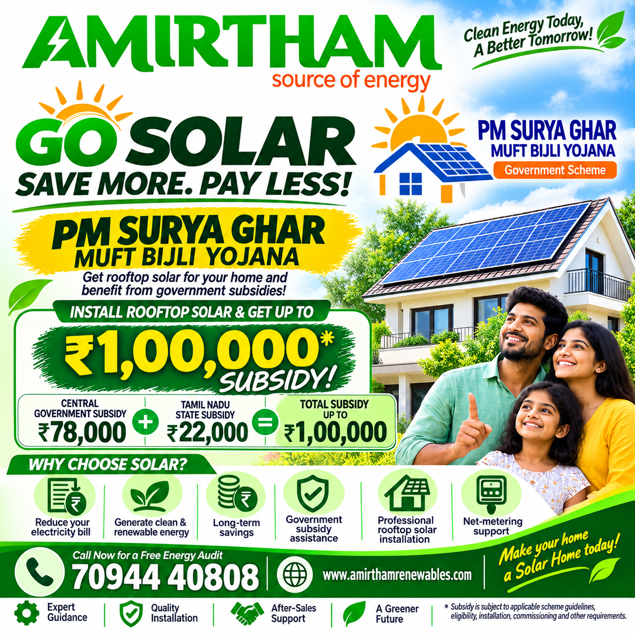 💡Your Electricity Bill Is Rising.
Why Not Let the Sun Pay Your Bill? ☀️
Switch to rooftop solar an...