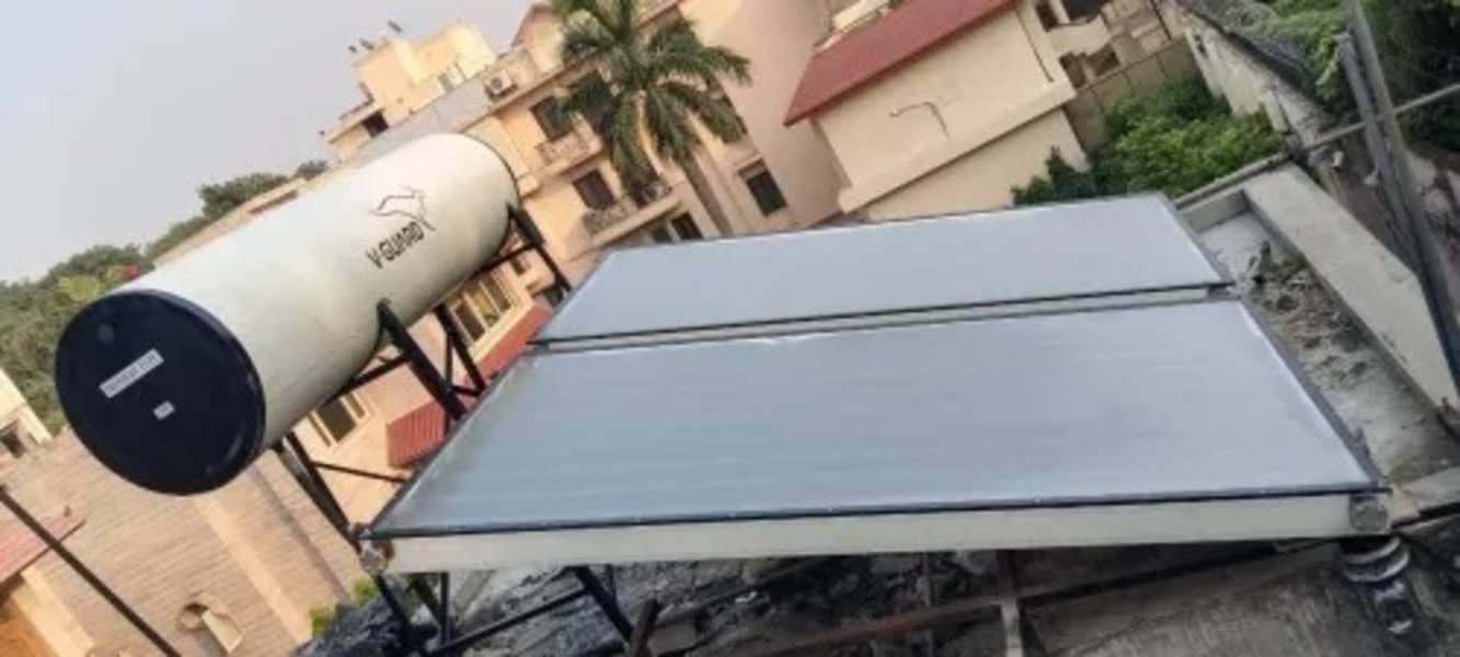 V Guard FPC Solar Heater Water Temperature Problems in Delhi