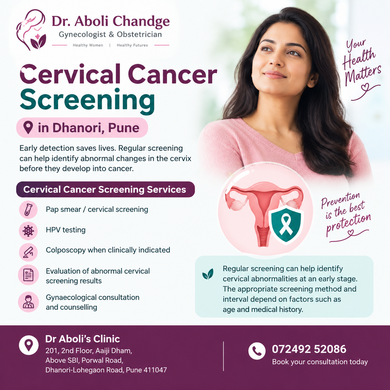 Cervical Cancer Screening in Dhanori, Pune