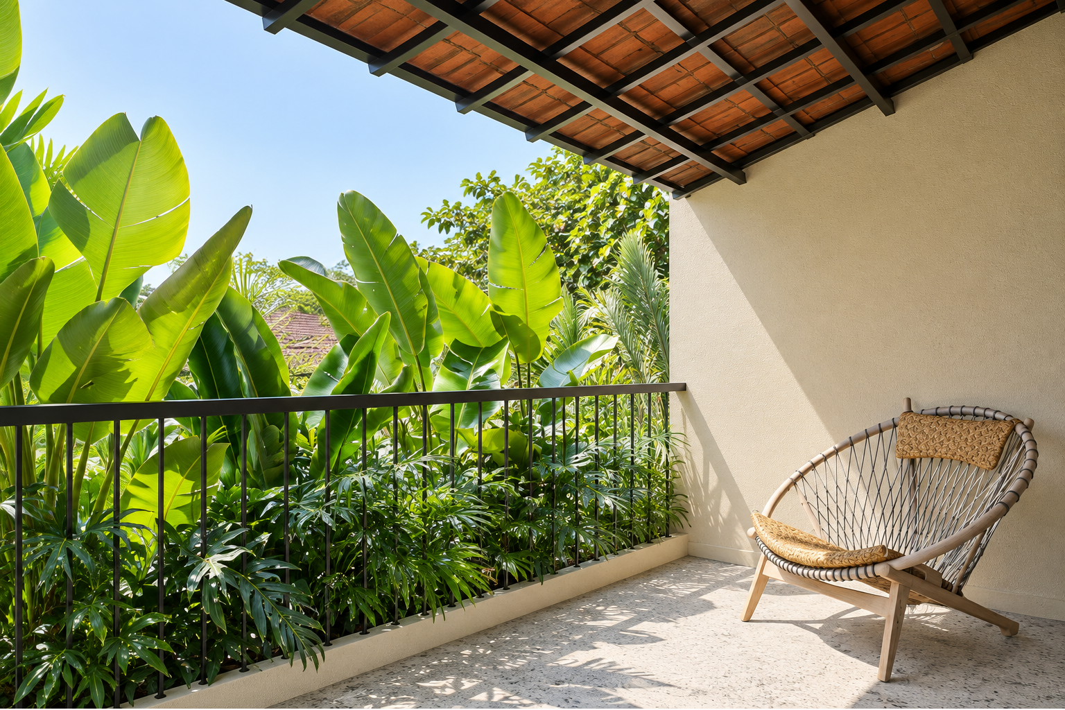 Tropical Escape Balcony Garden |Anna Nagar