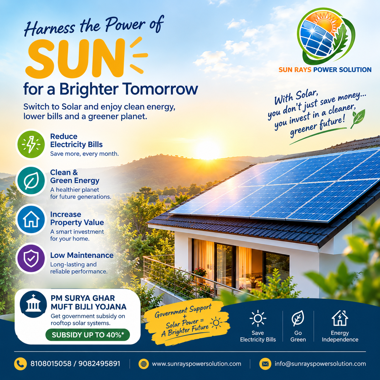 ☀️ Turn Sunshine into Savings! 🌱⚡