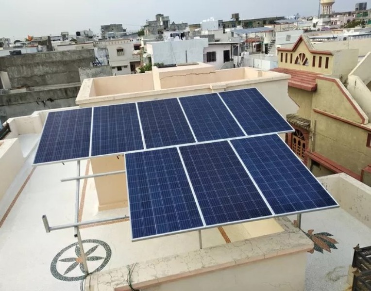 Solar Panel Installation in Bombay Hotel, Ahmedabad