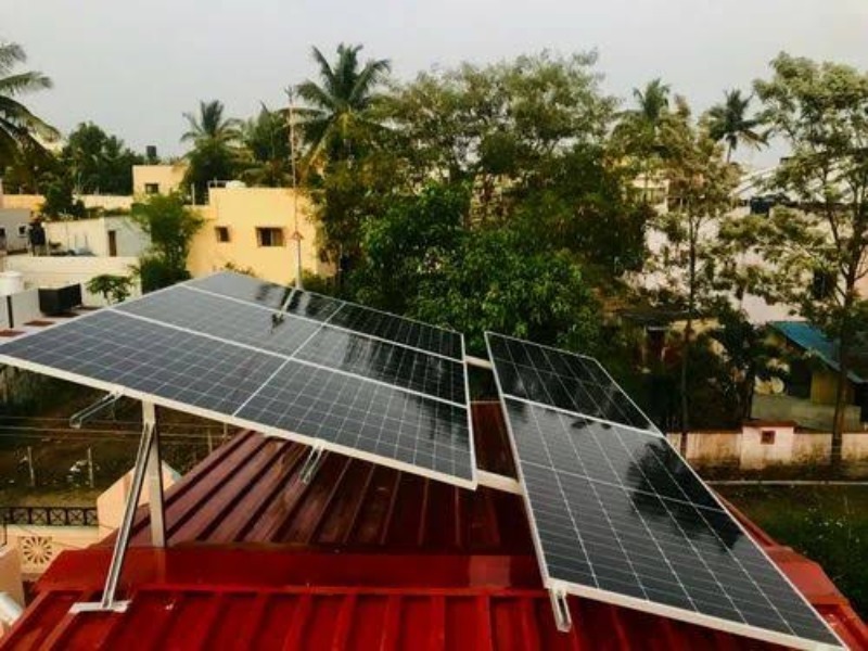 Solar Panel Installation in Ishwar Park Society, Danilimda, Ahmedabad