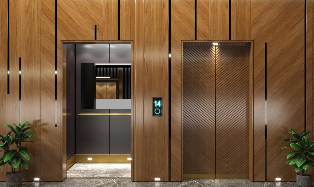 Passenger Wooden Finishing Elevators in Bangalore for Elegant Interiors