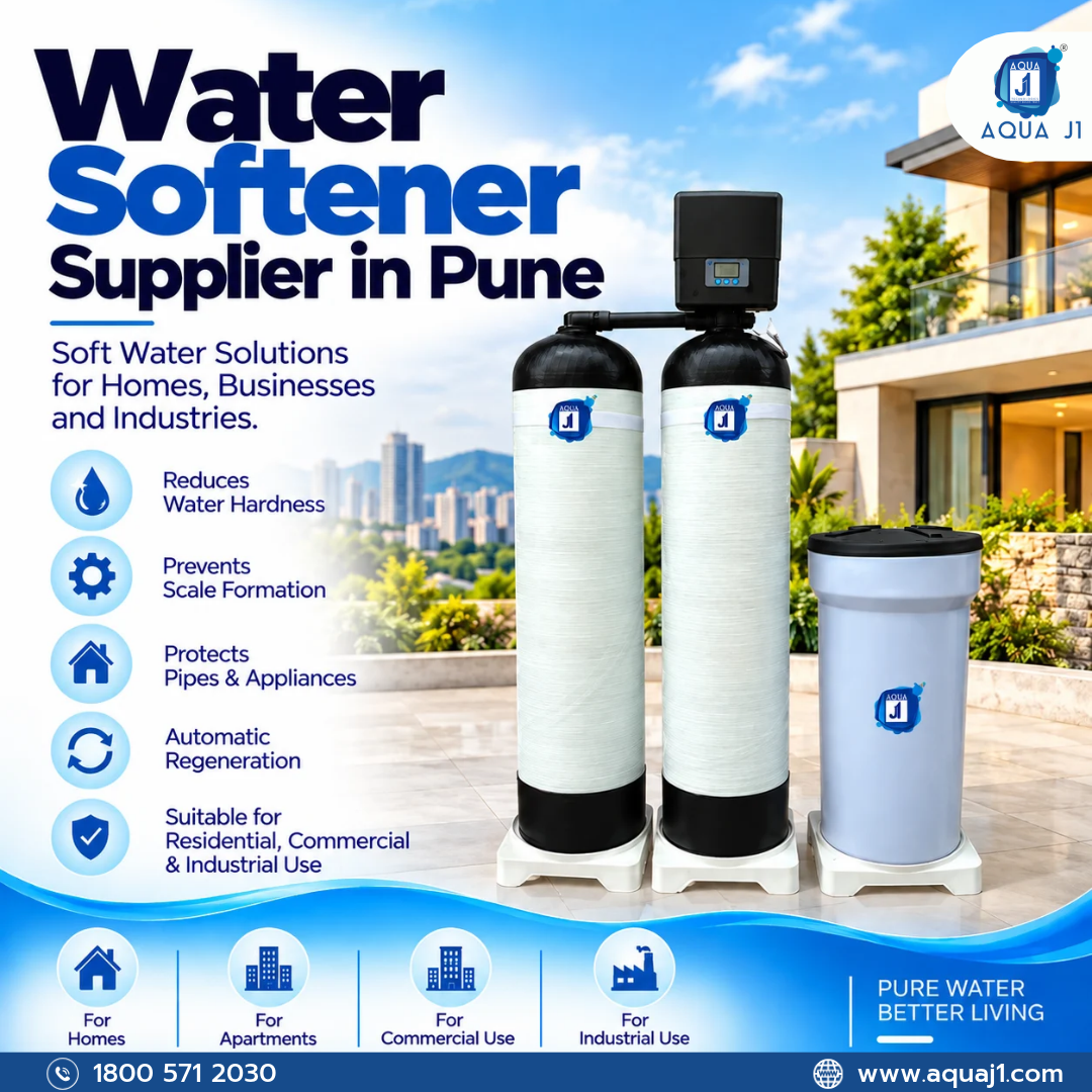 Water Softener Supplier in Pune | Aqua J1 Technologies