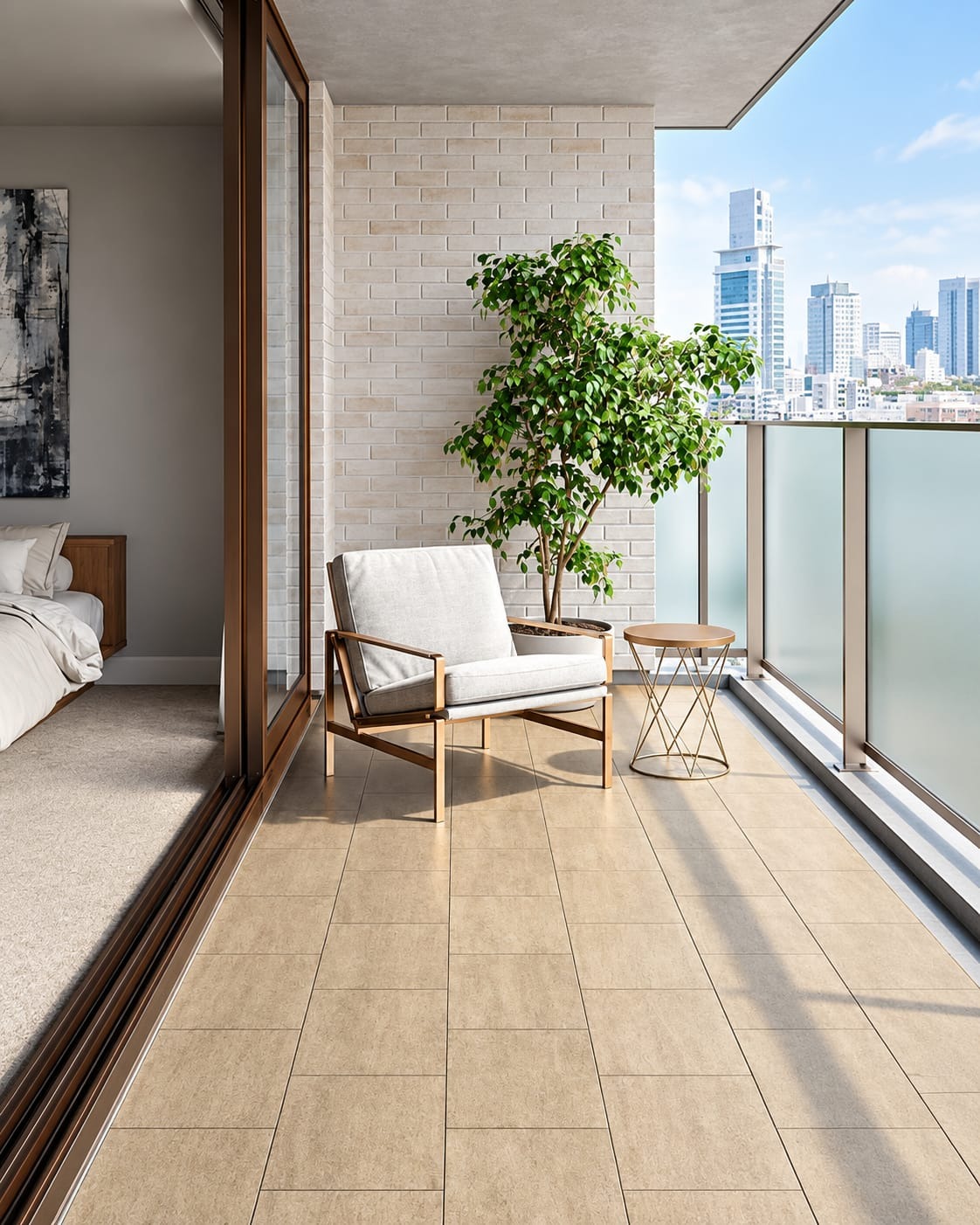 Minimalist Balcony Retreat | Adyar