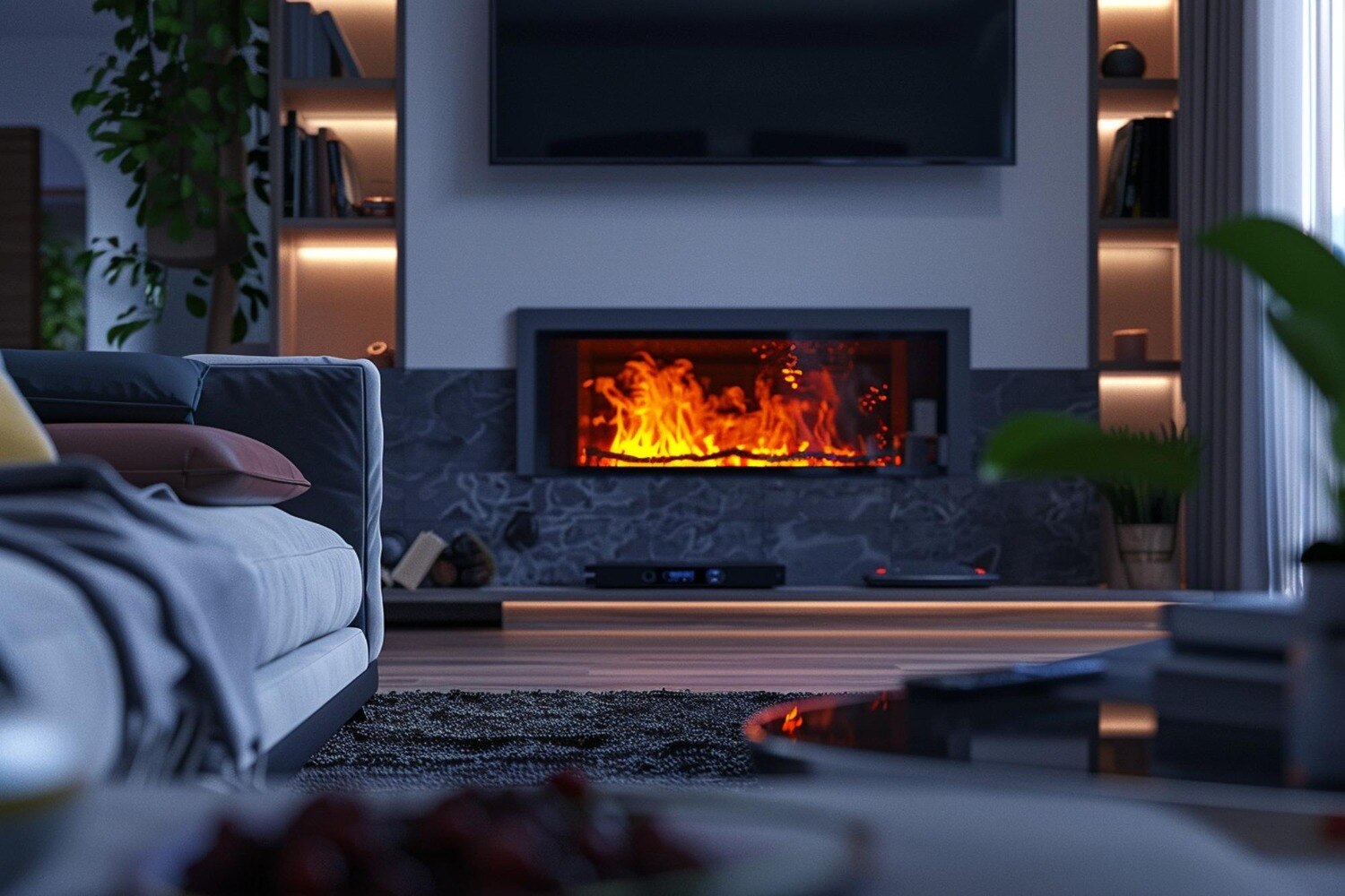 Luxe Linear Electric Fireplace Prices for Delhi Hotels and Hospitality Spaces