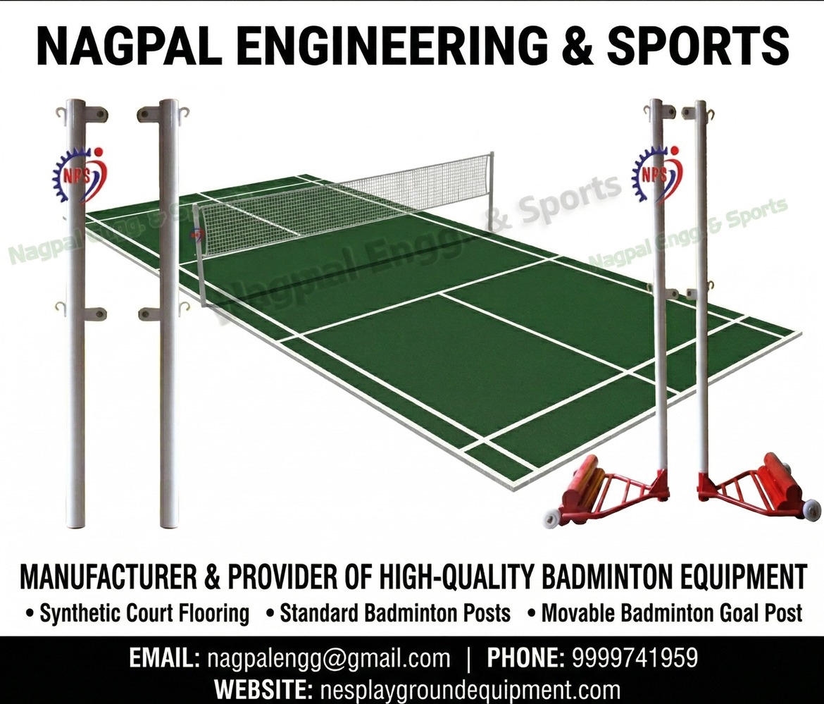 Sports Goal Post and Synthetic Sports Court Manufacturer in Delhi | Nagpal Engineering and Sports