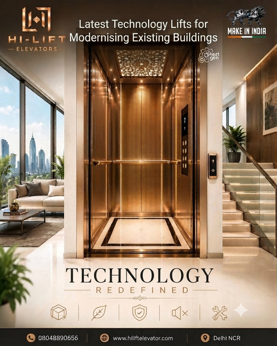Latest Technology Lifts for Modernising Existing Buildings