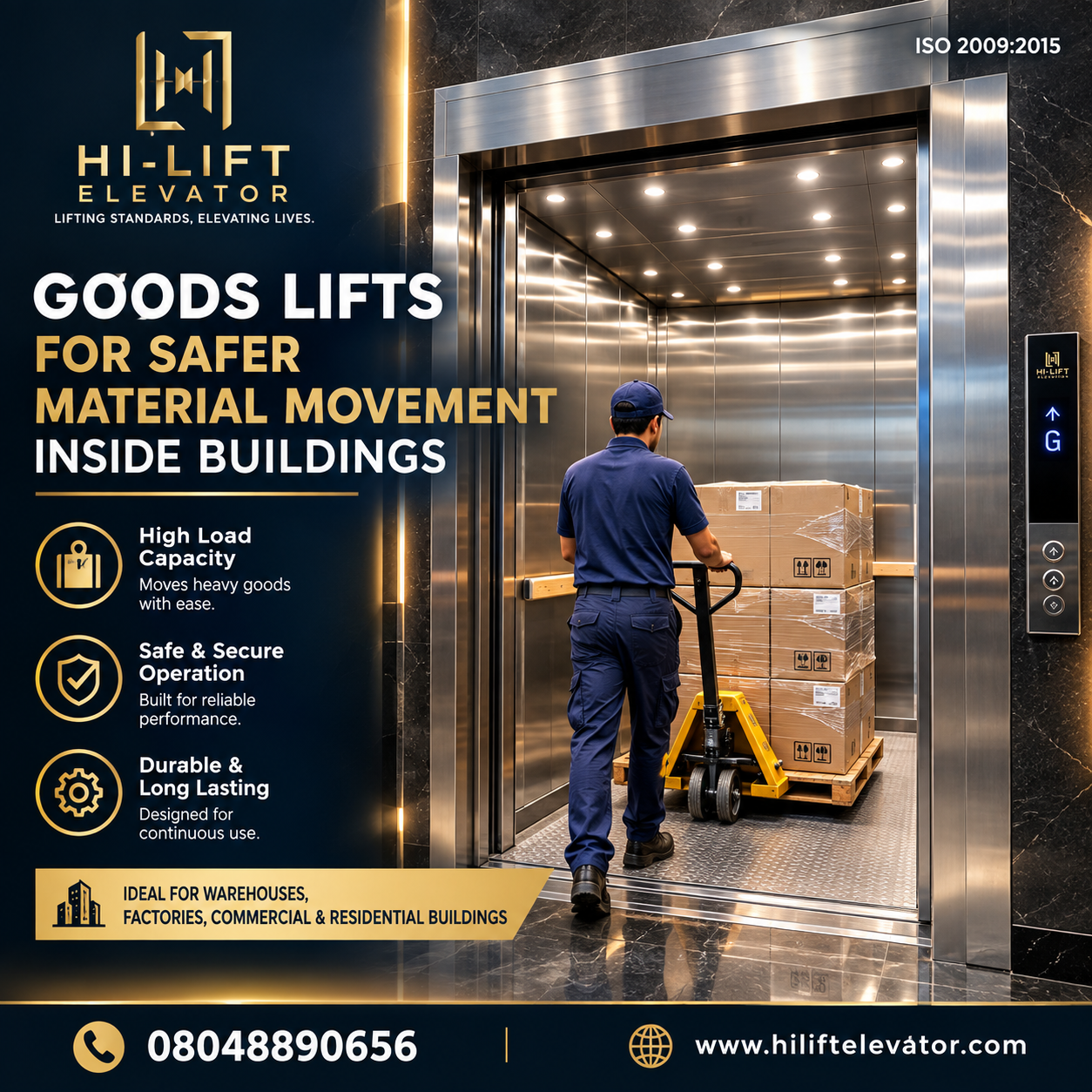 Goods Lifts for Safer Material Movement Inside Buildings