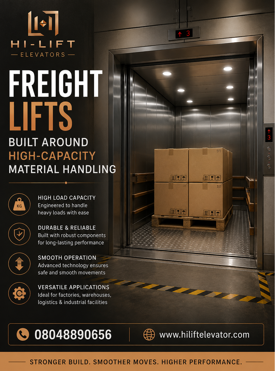 Freight Lifts Built Around High-Capacity Material Handling