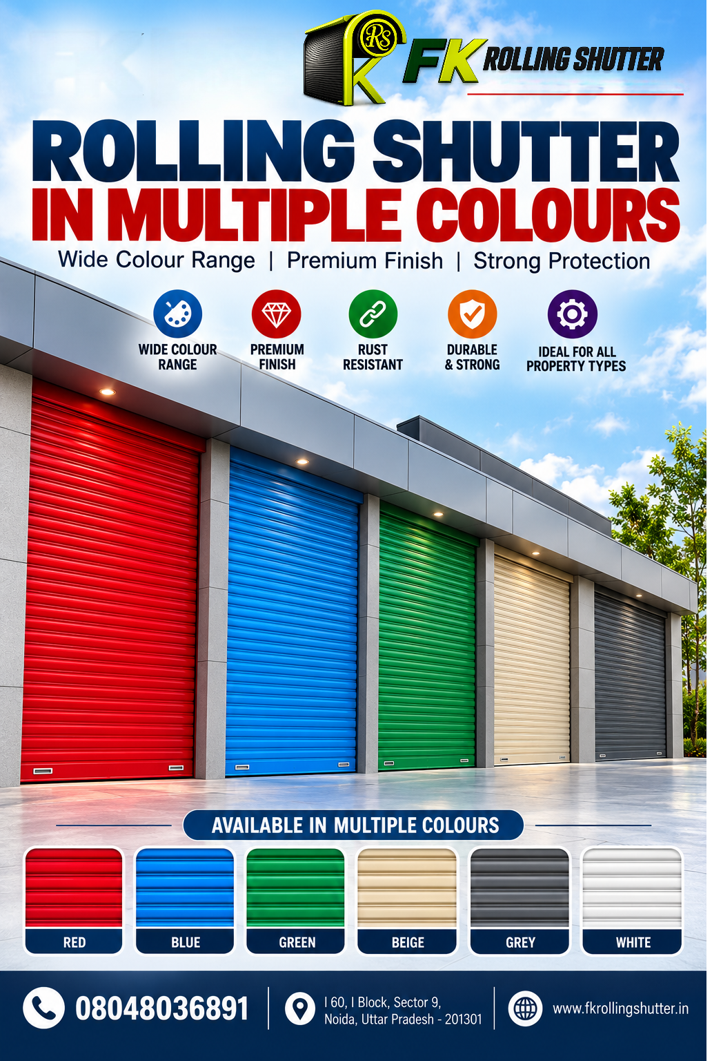 Rolling Shutter Price in Noida