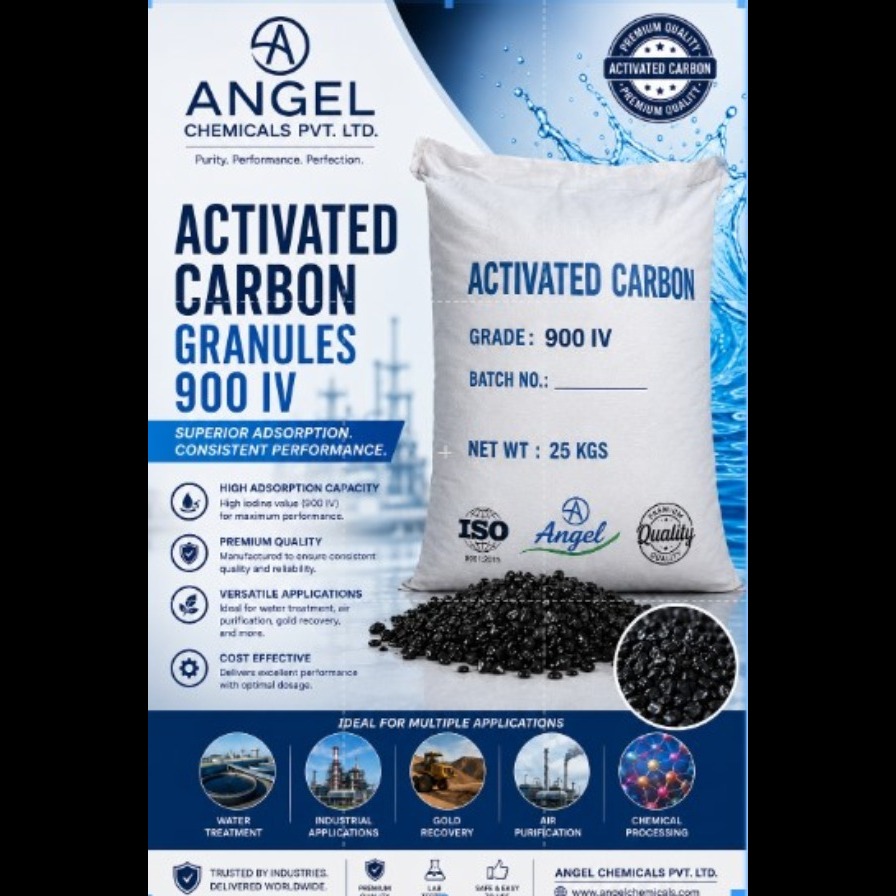 Coconut Shell Activated Carbon Manufacturer & Supplier in Vadodara, Gujarat, India