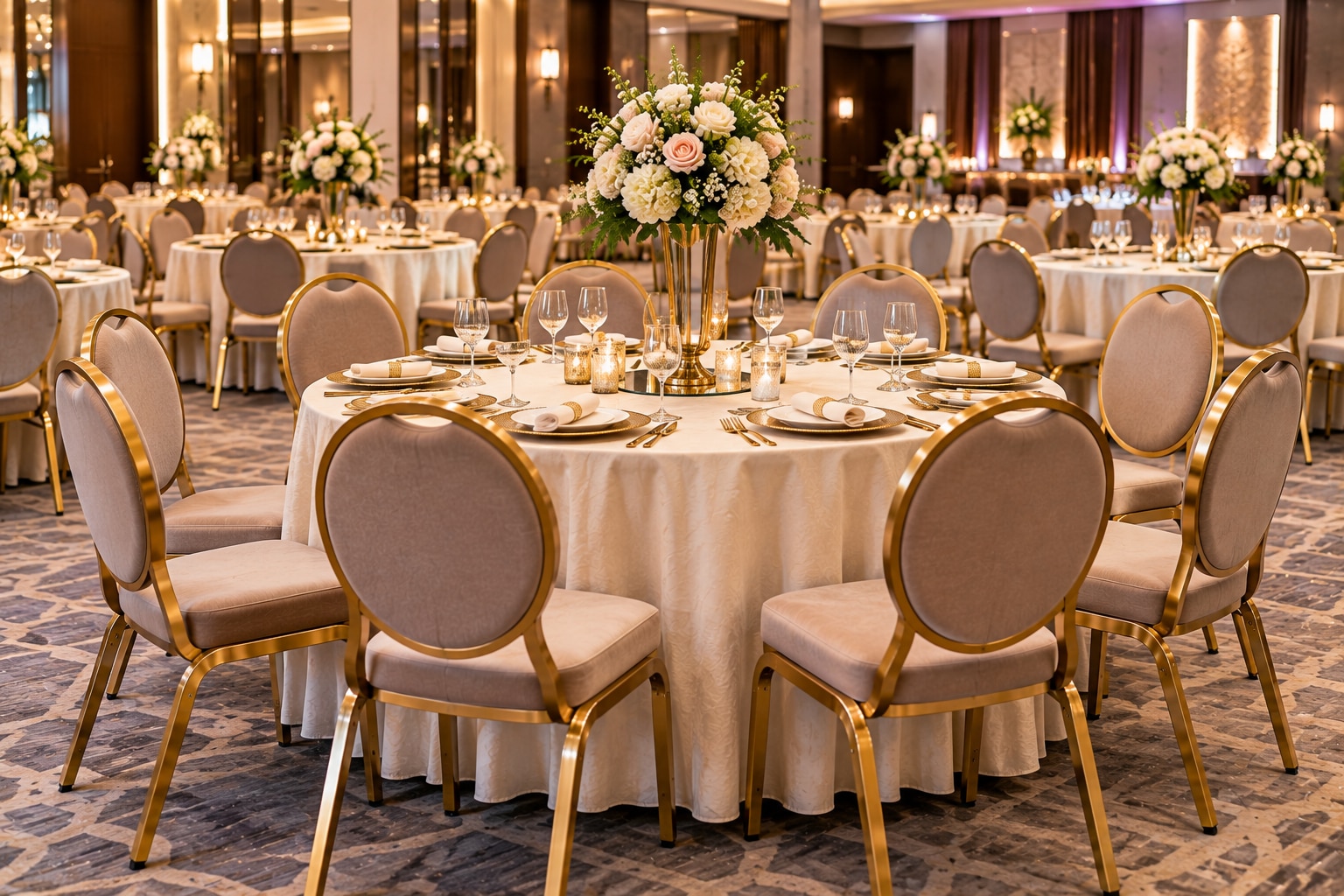 Banquet Table in Greater Noida Guide to Size Shape and Venue Requirements