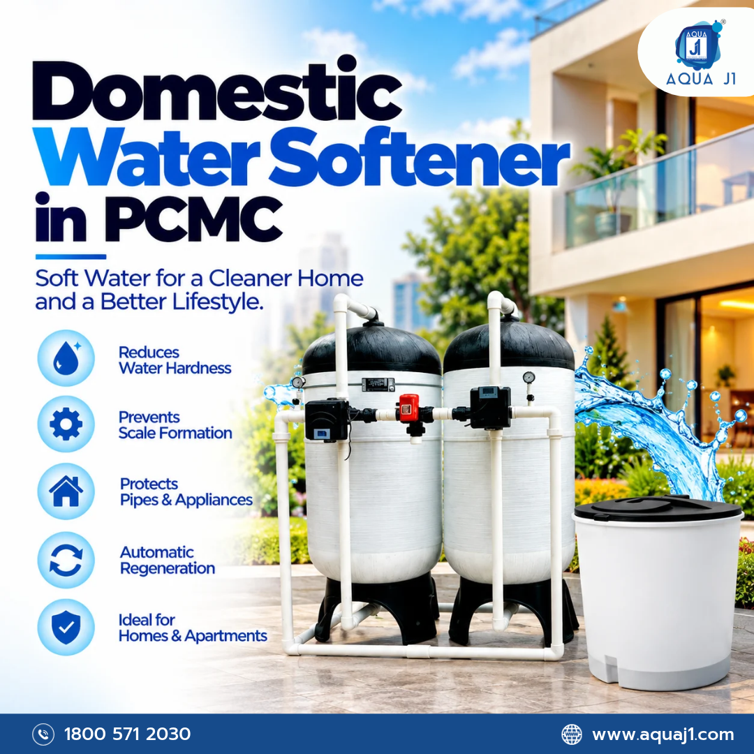 Domestic Water Softener in PCMC | Aqua J1 Technologies