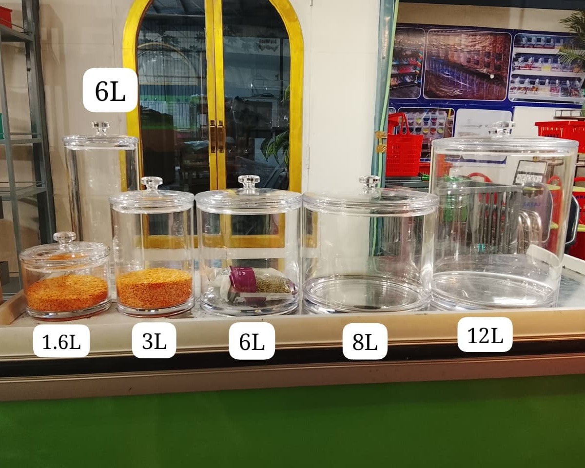 6L Airtight Round jar in Polycarbonate near me