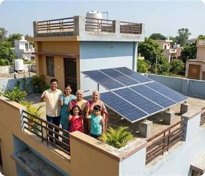 Solar Panel Installation in Union Park Society, Juhapura, Ahmedabad