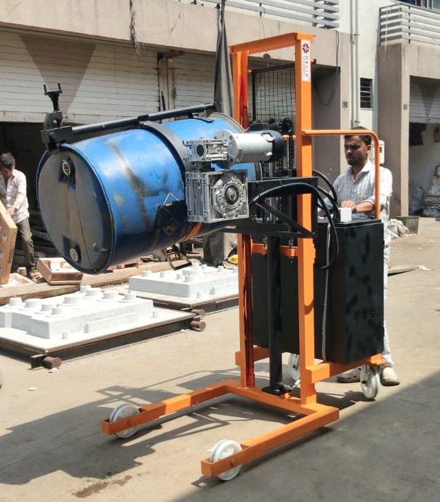 Drum Lifter Cum Tilter – Easy Drum Lifting & Tilting Solution for Industrial Applications