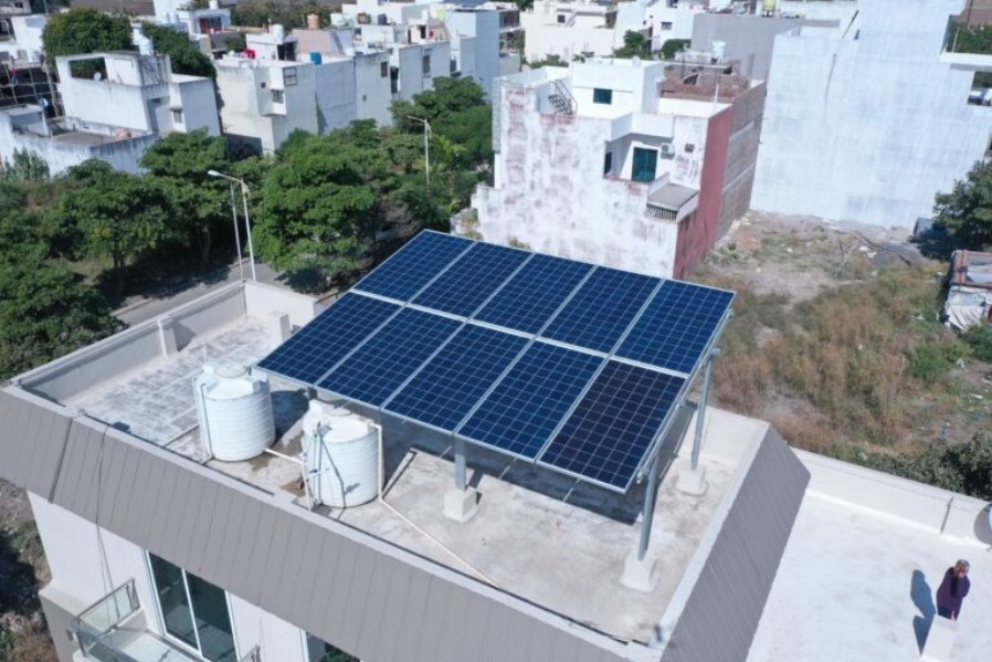 Solar Panel Installation in Shahalam Tol Naka, Ahmedabad