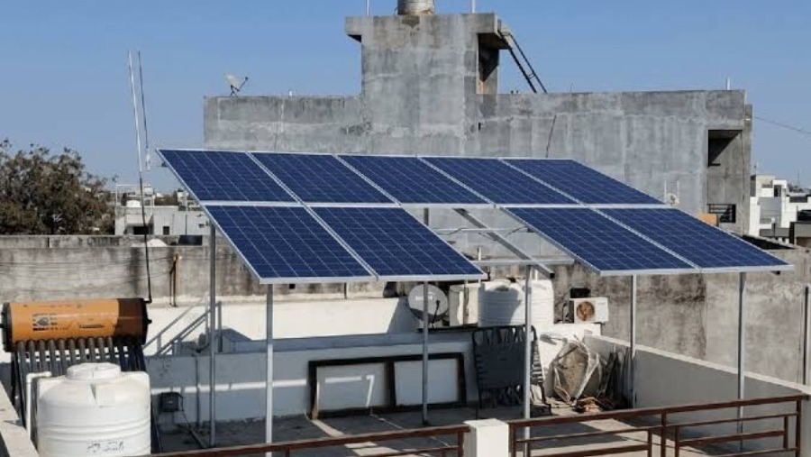 Solar Panel Installation in Al Madina Society, Nadiad