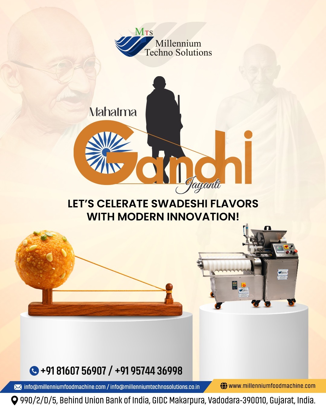 Be the change that you wish to see in the world." — Mahatma Gandhi 🕊️From traditional recipes to mo...