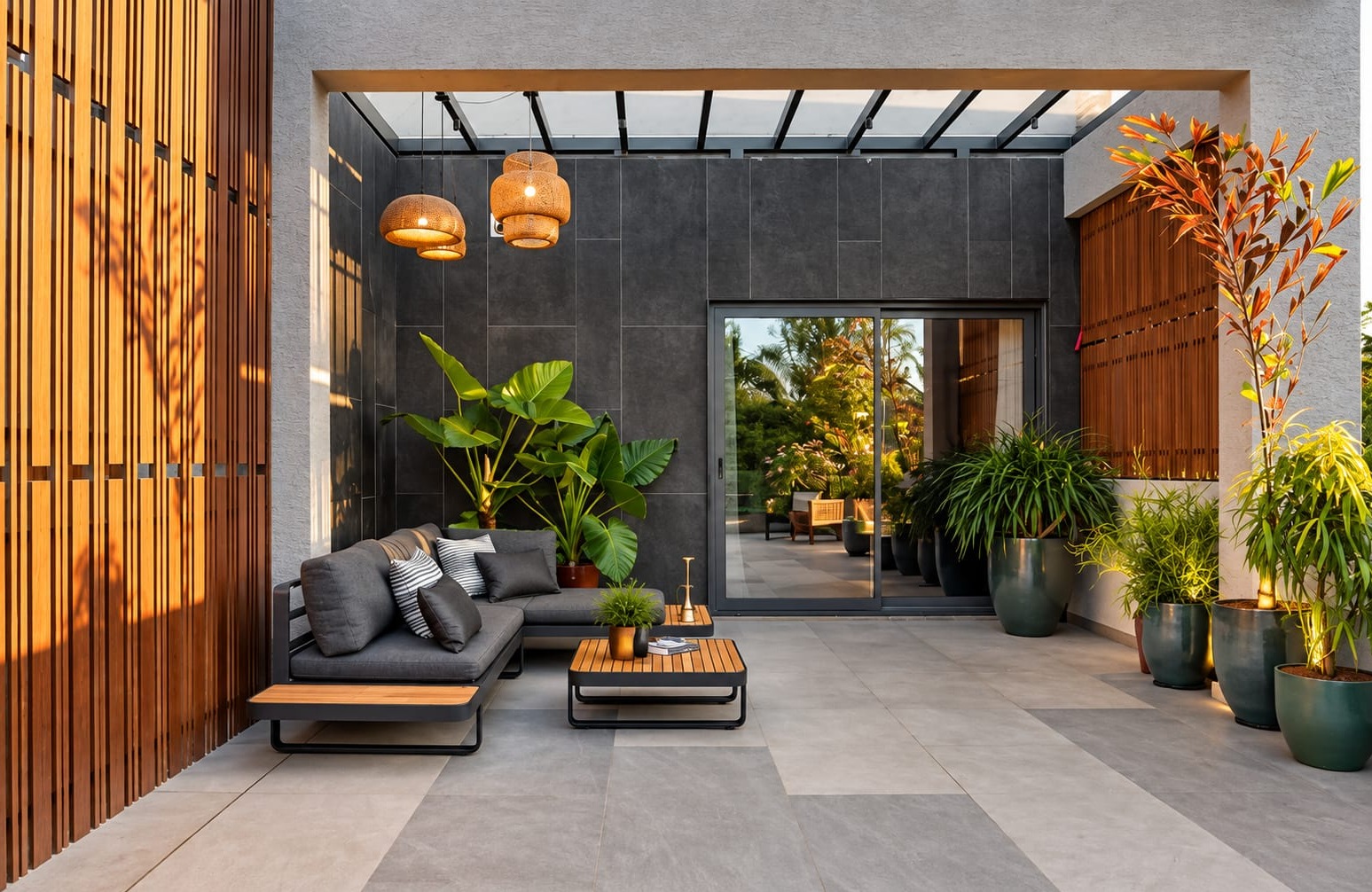 Contemporary Outdoor Lounge | Velachery