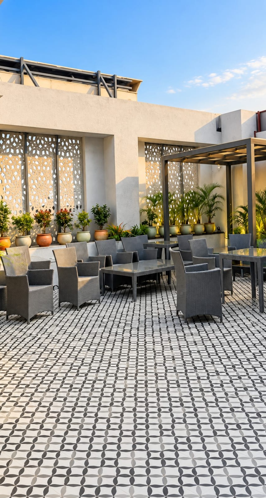 Rooftop Garden Seating | OMR