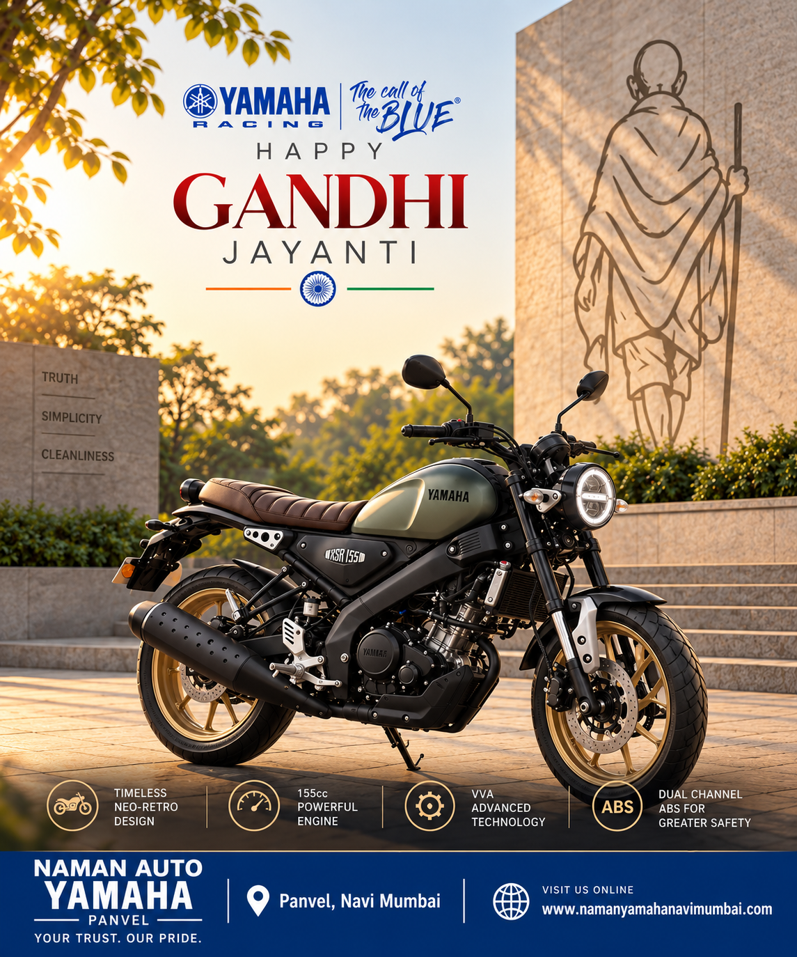 Ride the Legacy. Own the Road. | Yamaha XSR 155 at Naman Auto Yamaha Panvel