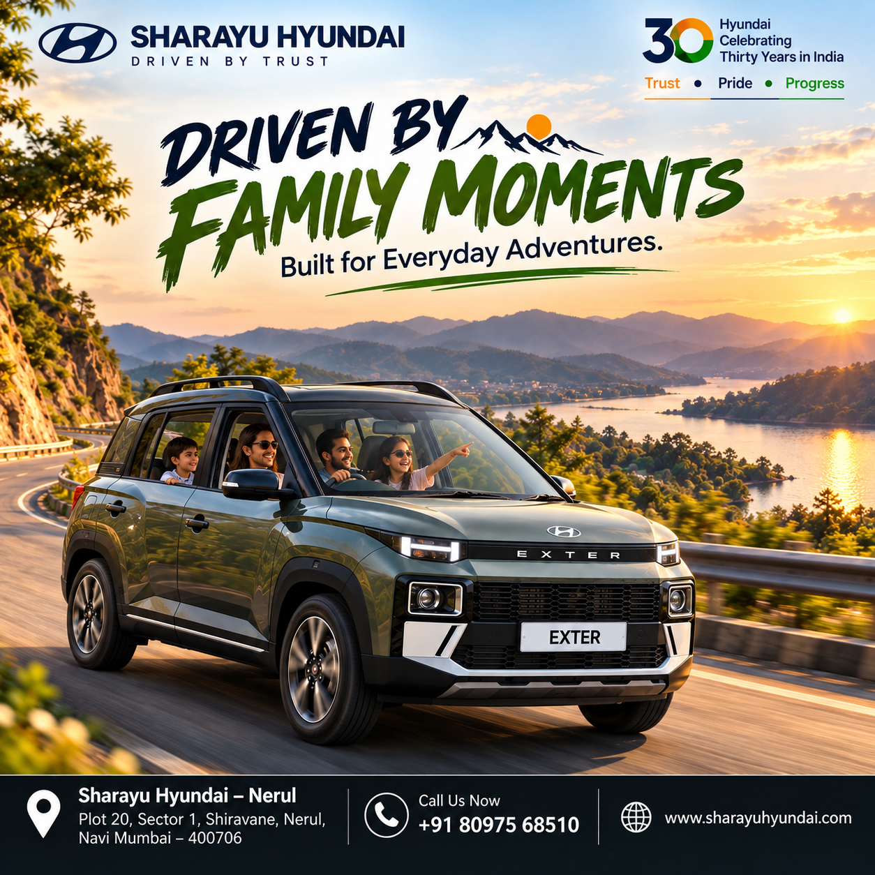 Driven by Family. Built for Every Adventure | Hyundai EXTER at Sharayu Hyundai Nerul