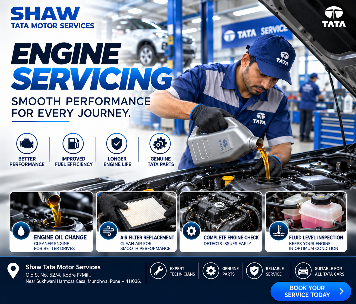 Engine Servicing That Keeps Your Tata Moving | Shaw Tata Motor Services