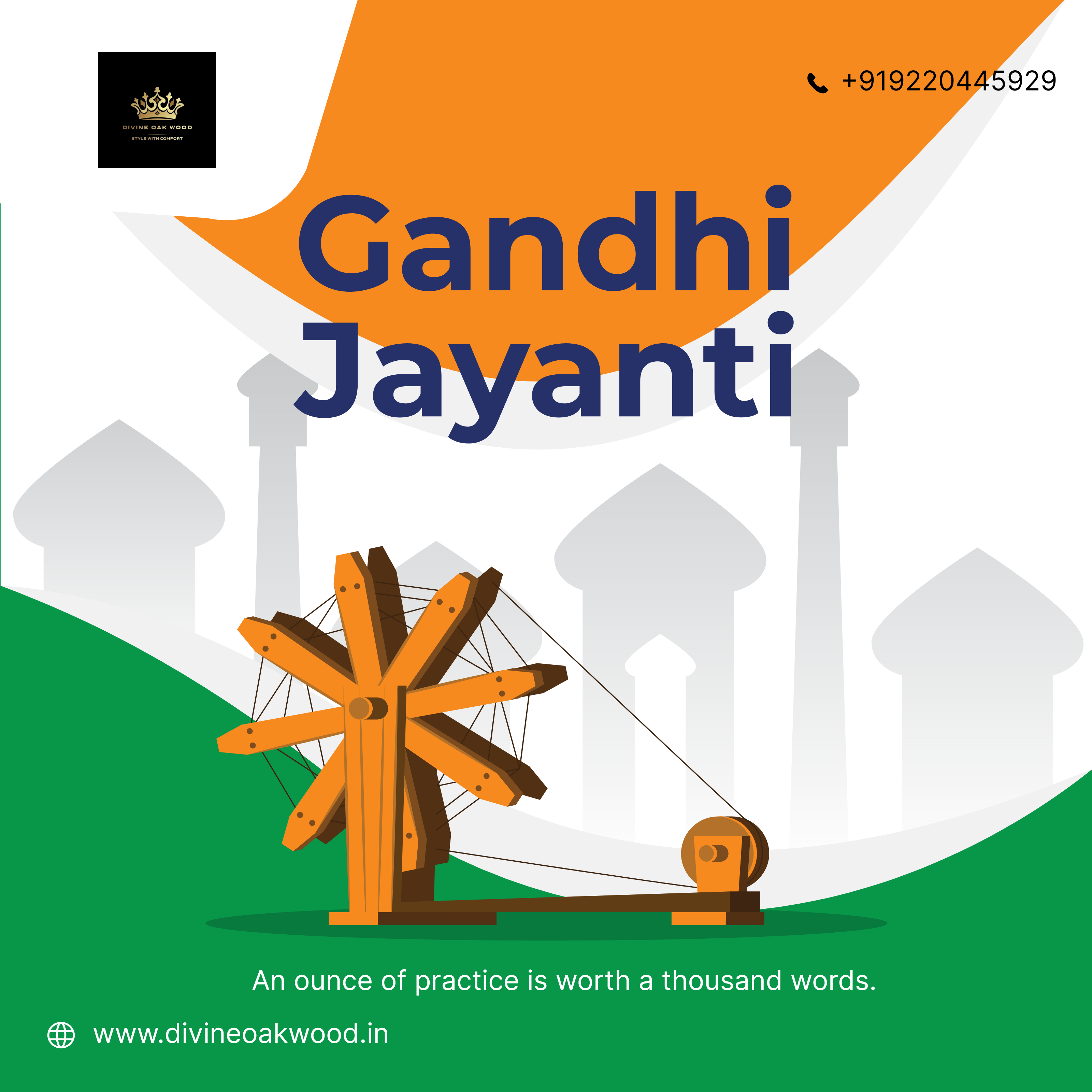 ๐๏ธ๐ฎ๐ณ Truth gives us courage. Peace gives us strength. This Gandhi Jayanti, we honour Mahatma Gan...