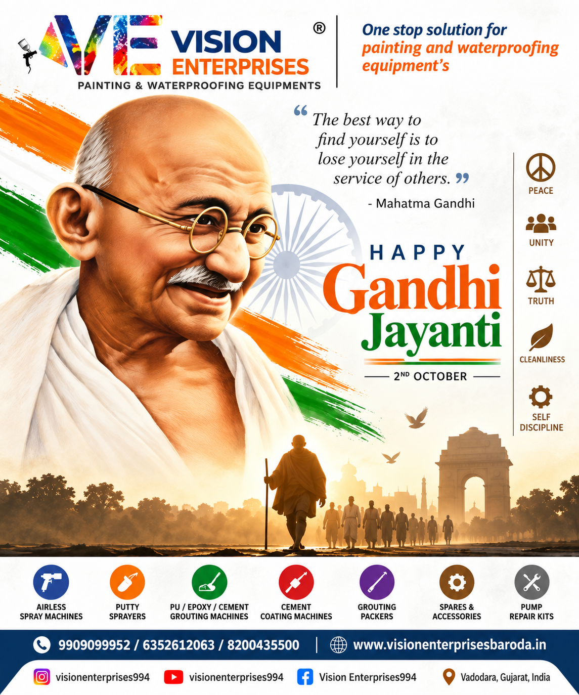 HAPPY GANDHI JAYANTI