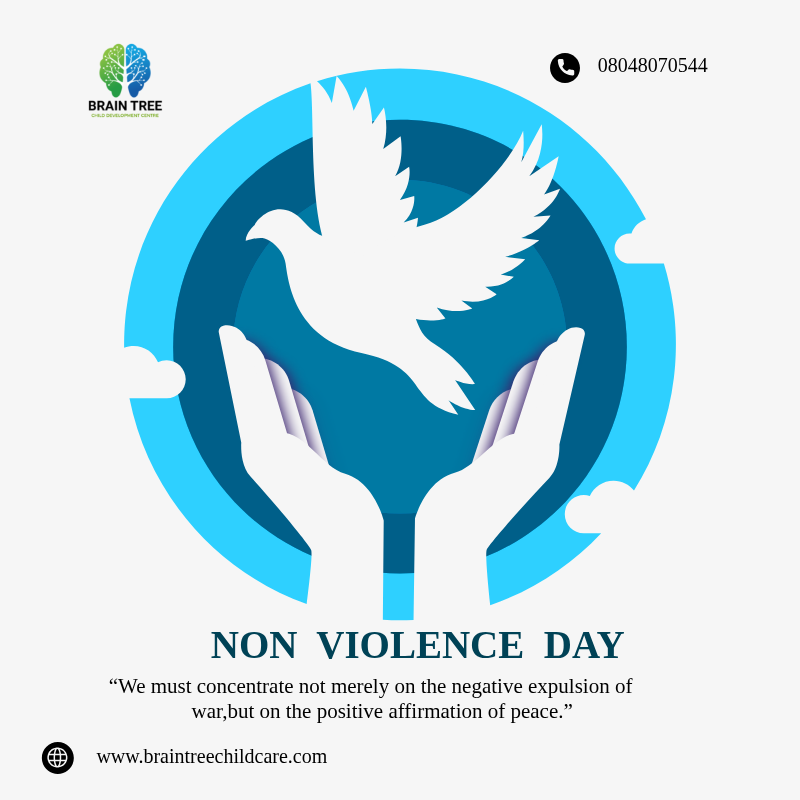 ๐ค๐๏ธ True strength lies in choosing kindness over conflict. On this International Day of Non-Violence...