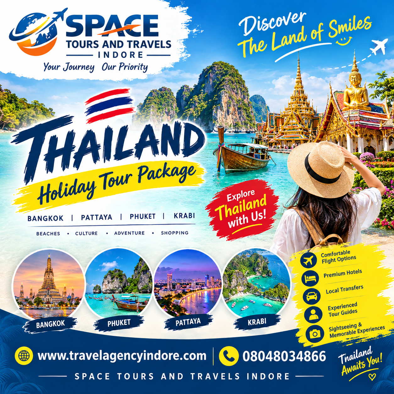 Thailand Holiday Tour Packages from Indore ✈️