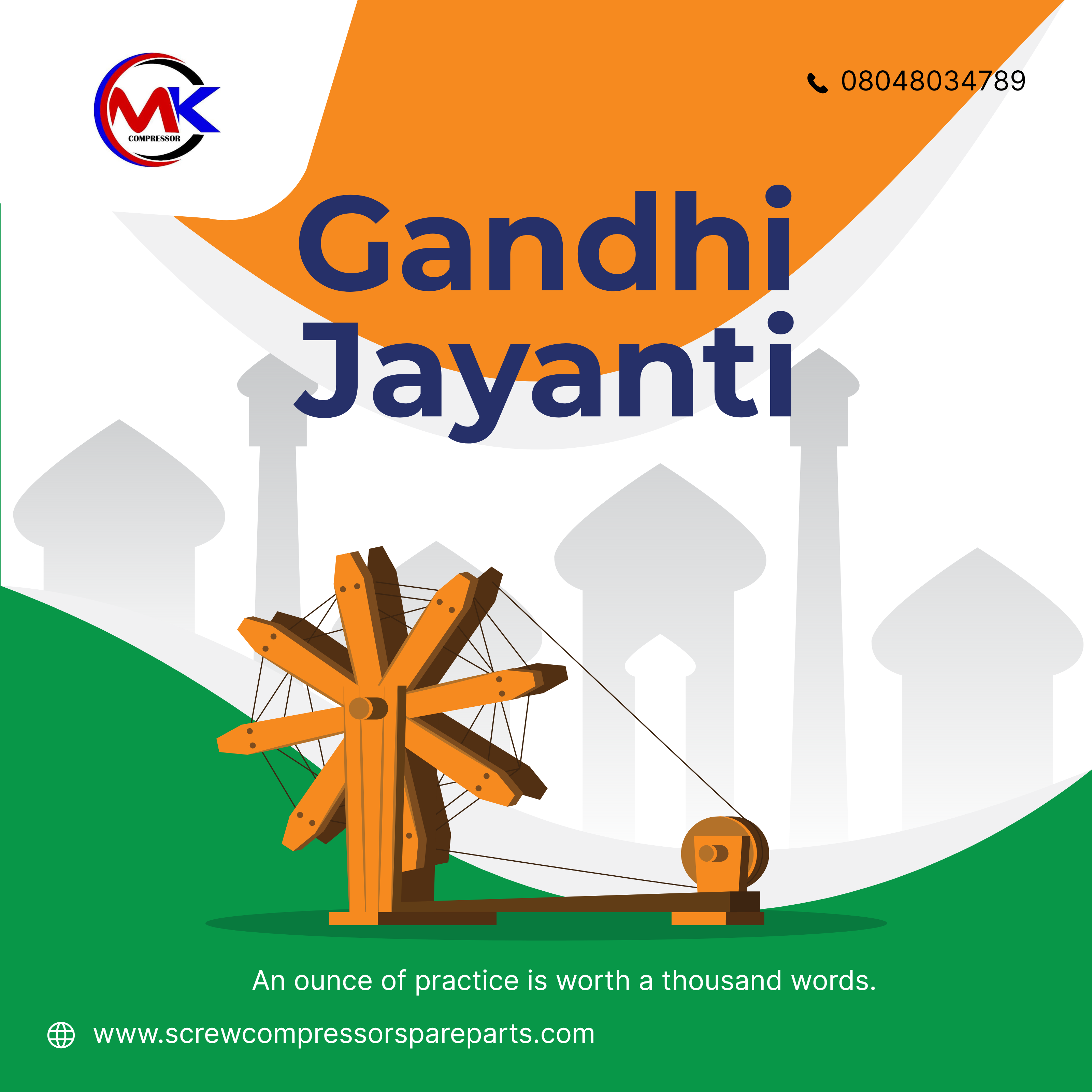 🕊️🇮🇳 Truth gives us courage. Peace gives us strength. This Gandhi Jayanti, we honour Mahatma Gan...