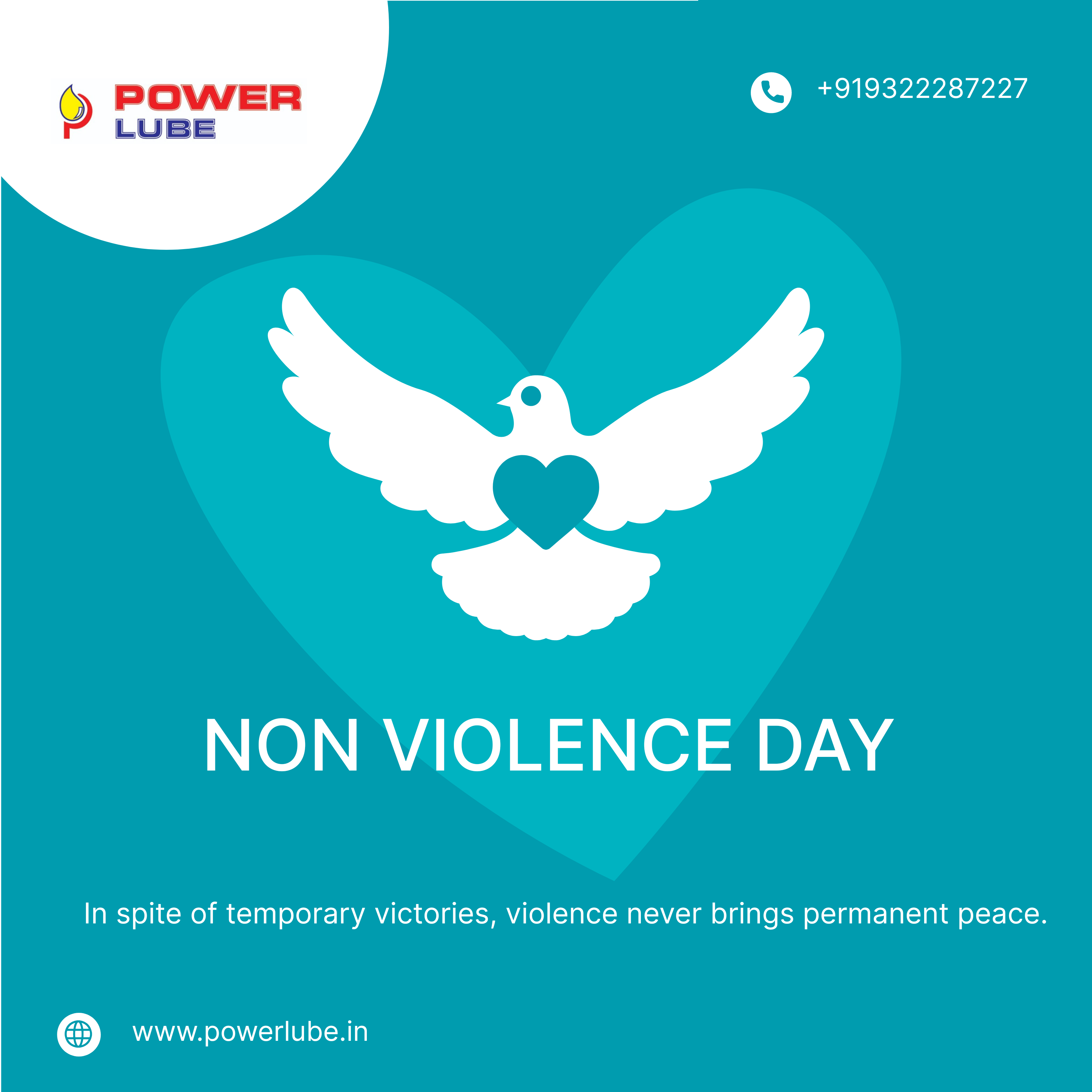 🇮🇳🕊️ Be the change you wish to see in the world. This International Day of Non-Violence, let’s r...